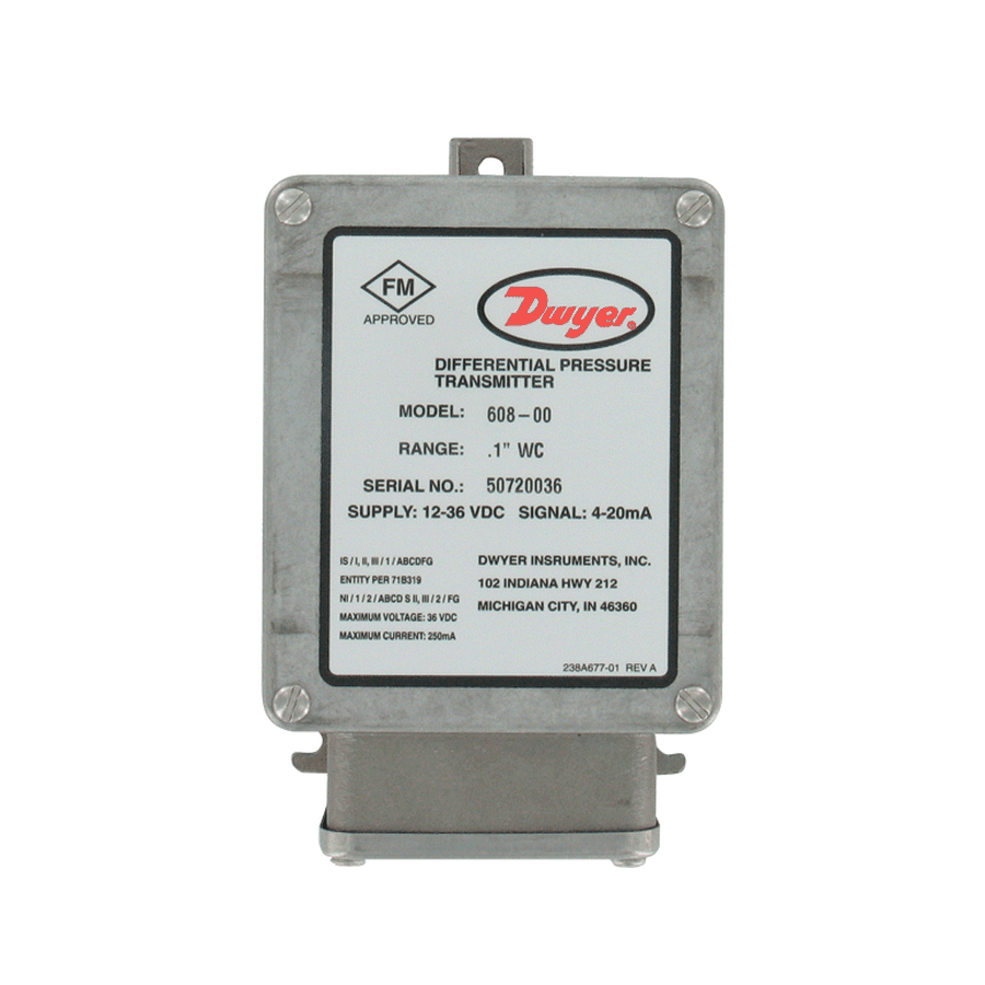 Dwyer 液用差压变送器 631B系列