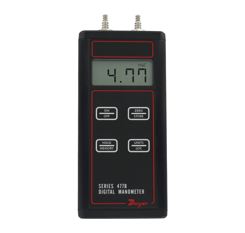 Dwyer Handheld Digital Differential Pressure Meter 477B Series