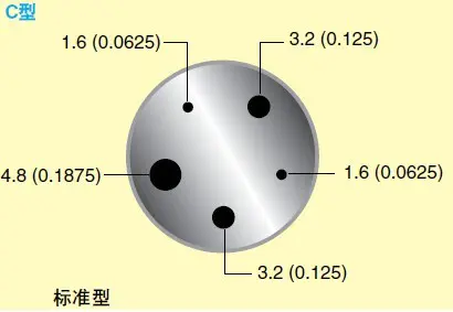 CL1000系列热电偶探头校准器_c形探头插孔