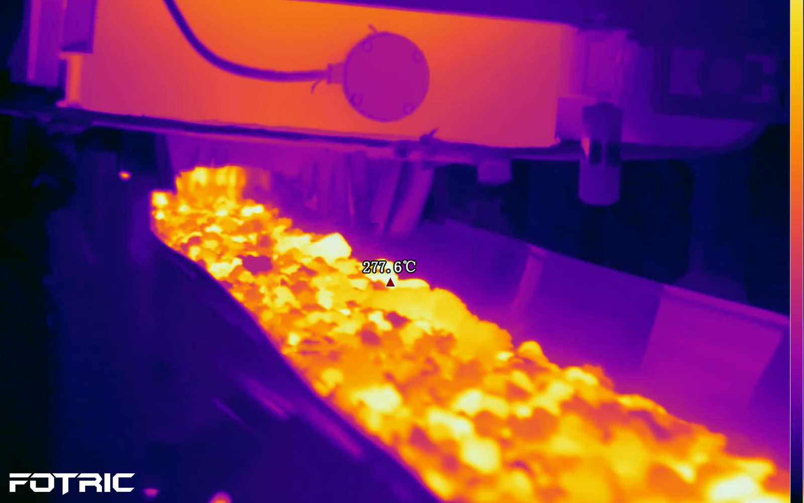 传送带防火预警红外在线监测