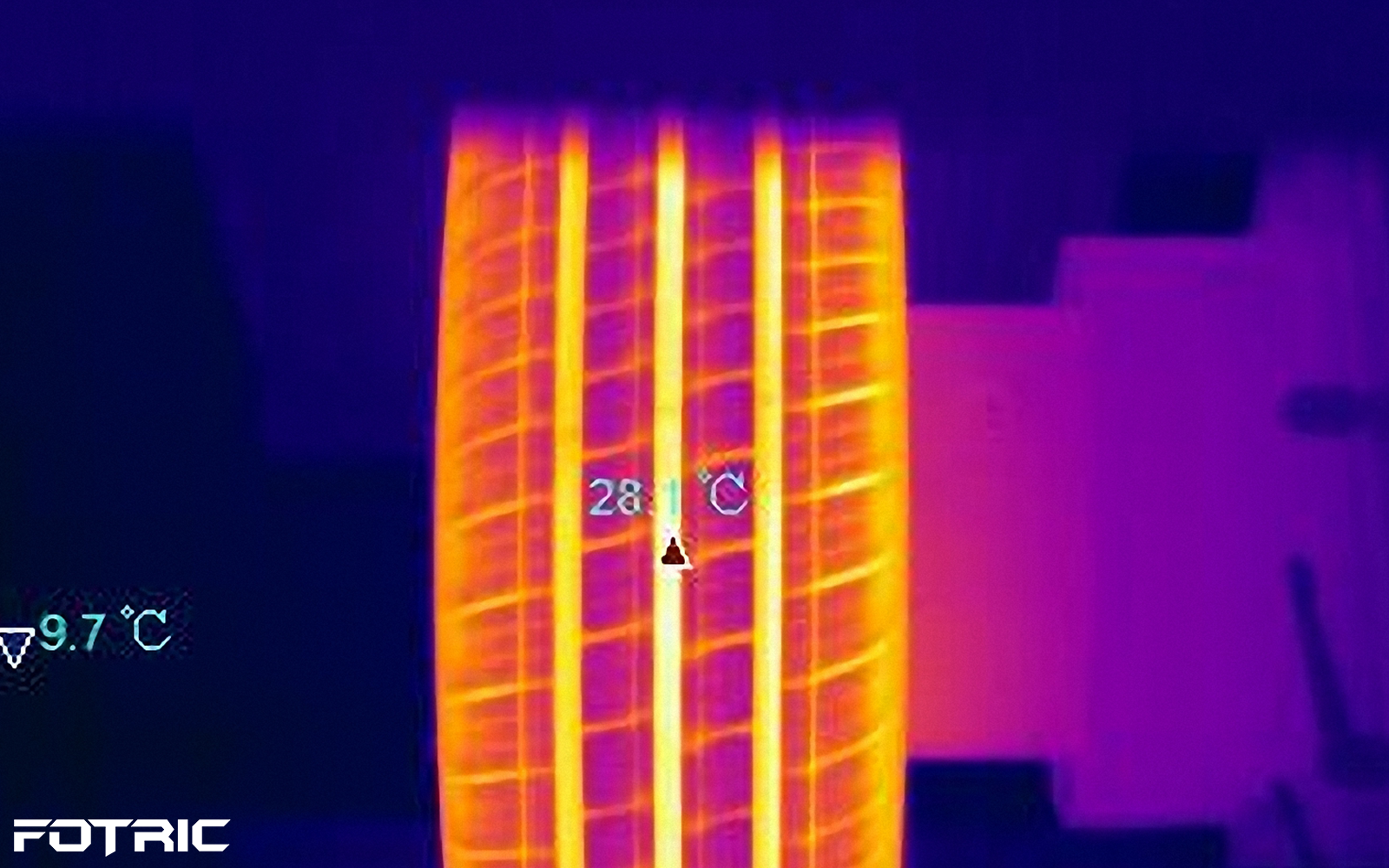 轮胎性能红外测试