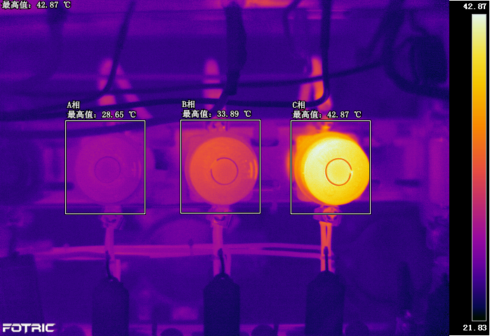 FOTRIC 700YRH矿用热像仪检测电气接头