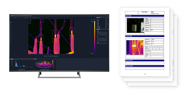FOTRIC 700YRH矿用本质安全型热像仪软件分析