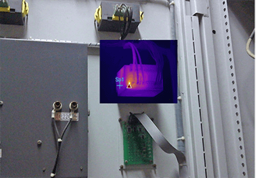 飞础科手持热像仪画中画模式