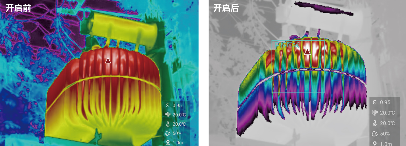 FOTRIC 700YRH矿用本质安全型热像仪复合调色成像技术