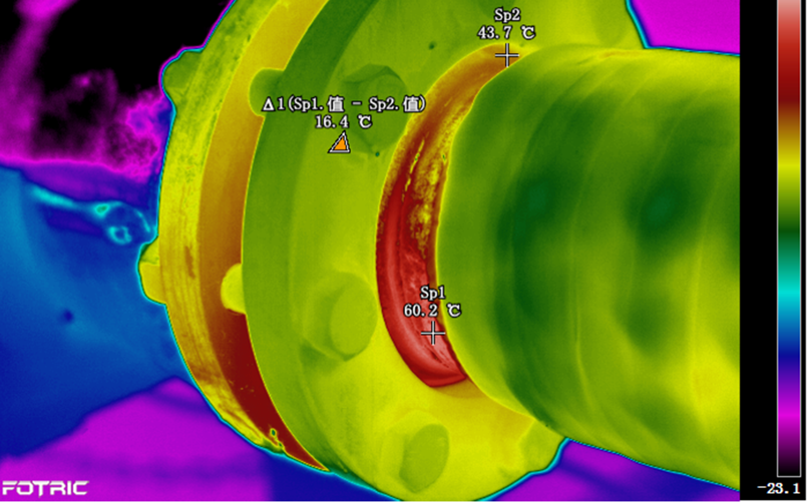 反应器法兰红外测温检测