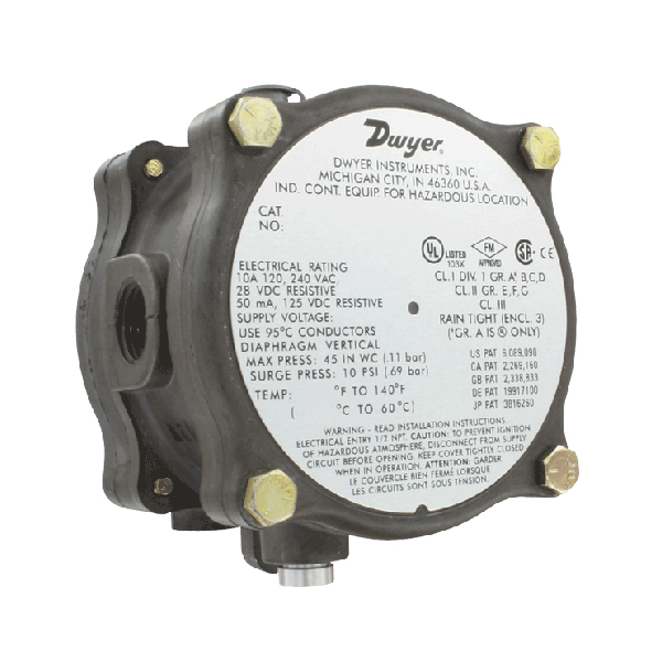 Dwyer 防爆差压开关 1950G系列